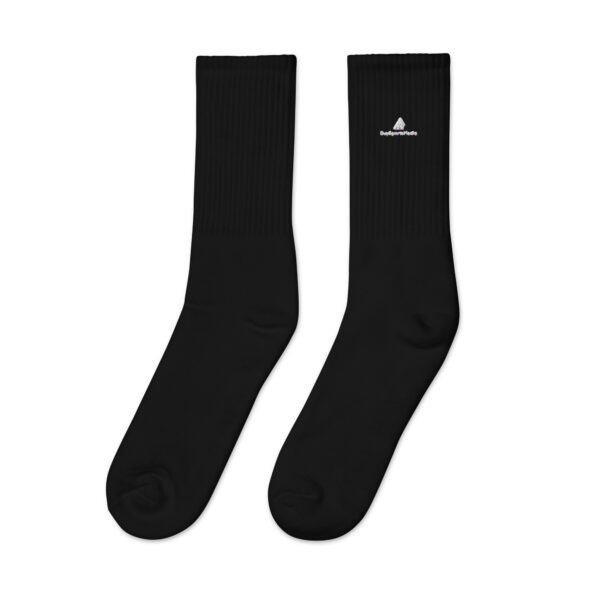 BuySportsMedia(with text) Embroidered socks