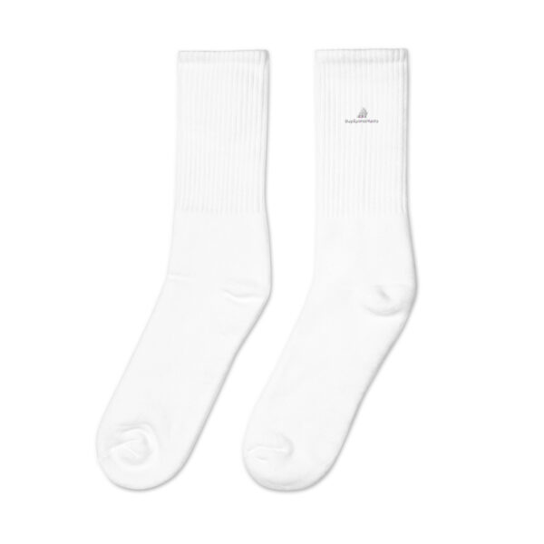 BuySportsMedia(with text) Embroidered socks - Image 8