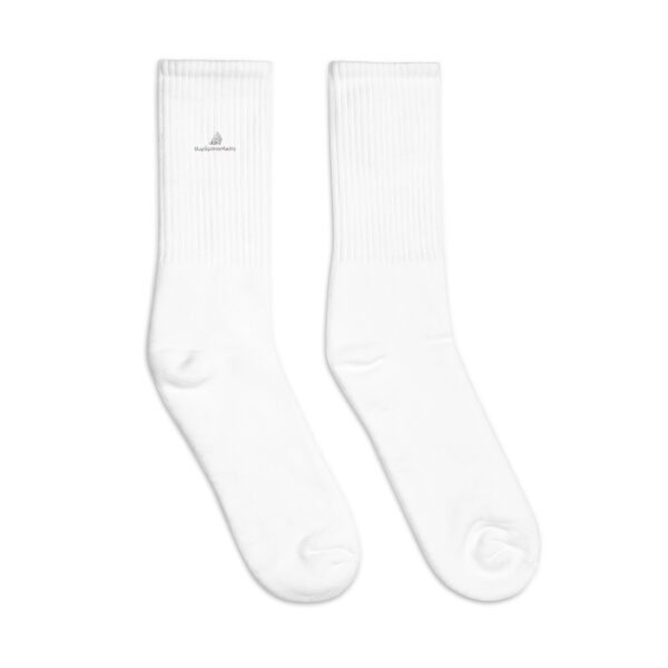 BuySportsMedia(with text) Embroidered socks - Image 9